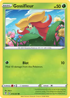 Gossifleur Common card from Evolving Skies