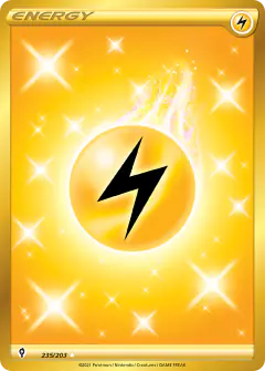 Lightning Energy Rare Secret card from Evolving Skies