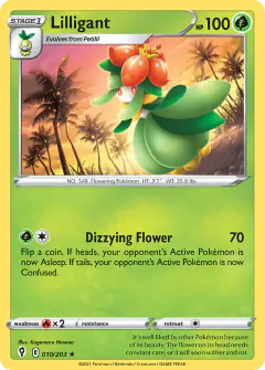 Lilligant Rare card from Evolving Skies