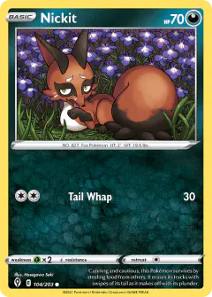Nickit Common card from Evolving Skies