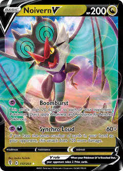 Noivern V Rare Holo V card from Evolving Skies