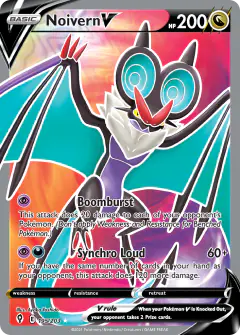 Noivern V Rare Ultra card from Evolving Skies