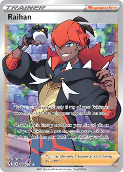 Raihan Rare Ultra card from Evolving Skies