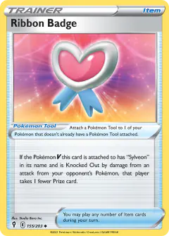 Ribbon Badge Uncommon card from Evolving Skies