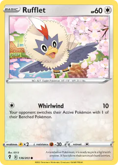 Rufflet Common card from Evolving Skies