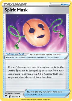 Spirit Mask Uncommon card from Evolving Skies