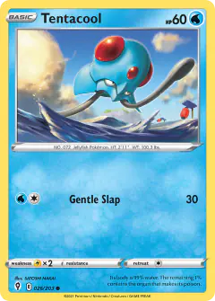Tentacool Common card from Evolving Skies