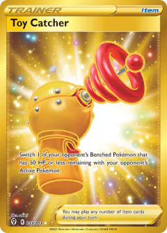 Toy Catcher Rare Secret card from Evolving Skies