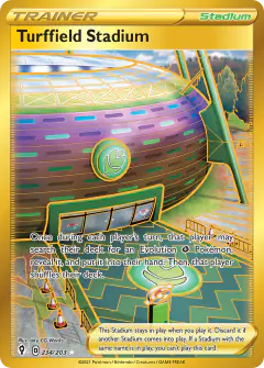 Turffield Stadium Rare Secret card from Evolving Skies