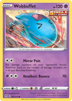Wobbuffet Common card from Evolving Skies