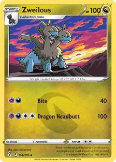 Zweilous Uncommon card from Evolving Skies