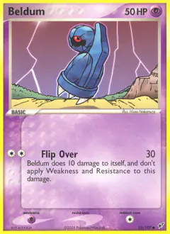 Beldum Common card from EX Deoxys