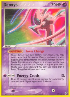 Deoxys Rare card from EX Deoxys