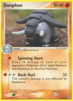 Donphan Uncommon card from EX Deoxys