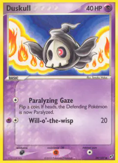 Duskull Common card from EX Deoxys