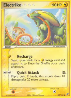 Electrike Common card from EX Deoxys