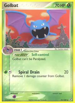 Golbat Uncommon card from EX Deoxys
