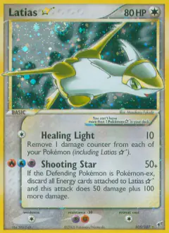 Latias ★ Rare Holo Star card from EX Deoxys