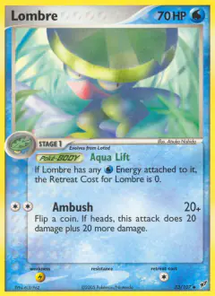 Lombre Uncommon card from EX Deoxys