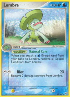 Lombre Uncommon card from EX Deoxys