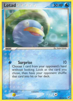 Lotad Uncommon card from EX Deoxys