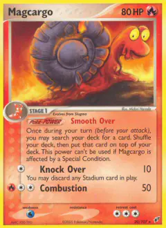 Magcargo Rare card from EX Deoxys