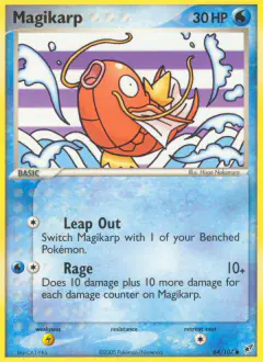 Magikarp Common card from EX Deoxys