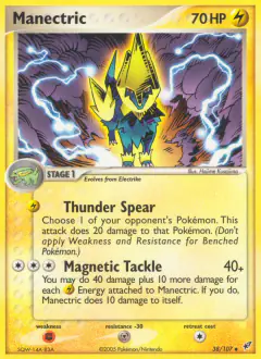 Manectric Uncommon card from EX Deoxys