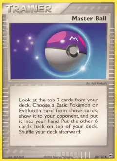 Master Ball Uncommon card from EX Deoxys