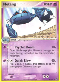 Metang Uncommon card from EX Deoxys