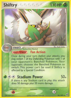 Shiftry Rare card from EX Deoxys