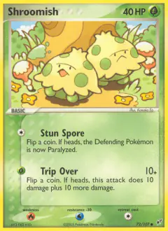 Shroomish Common card from EX Deoxys