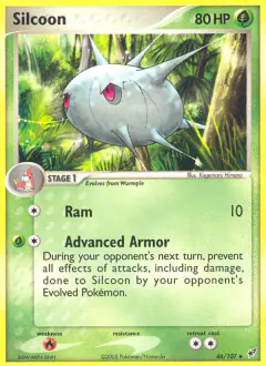 Silcoon Uncommon card from EX Deoxys