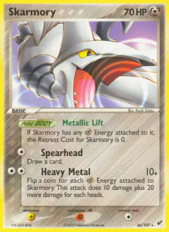 Skarmory Rare card from EX Deoxys