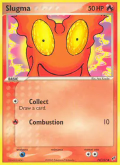 Slugma Common card from EX Deoxys