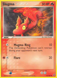Slugma Common card from EX Deoxys