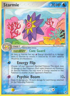 Starmie Uncommon card from EX Deoxys