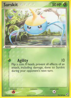 Surskit Common card from EX Deoxys