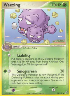 Weezing Uncommon card from EX Deoxys