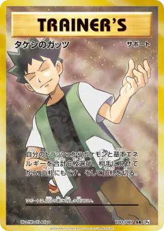 Brock's Grit Super Rare (SR) card from Expansion Pack 20th Anniversary