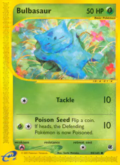 Bulbasaur Common card from Expedition Base Set