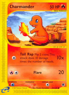 Charmander Common card from Expedition Base Set