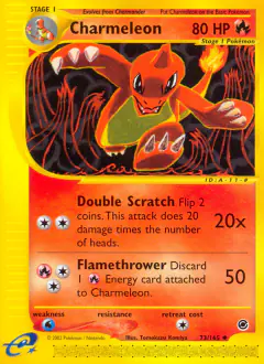 Charmeleon Uncommon card from Expedition Base Set