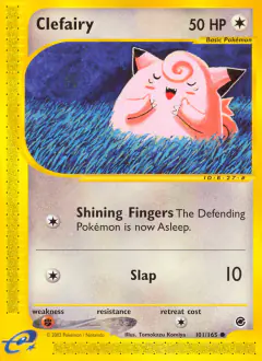 Clefairy Common card from Expedition Base Set