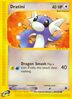 Dratini Common card from Expedition Base Set