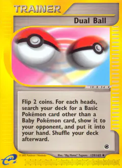 Dual Ball Uncommon card from Expedition Base Set