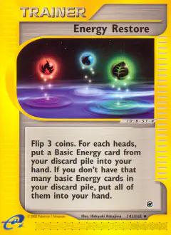 Energy Restore Uncommon card from Expedition Base Set
