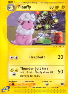 Flaaffy Uncommon card from Expedition Base Set