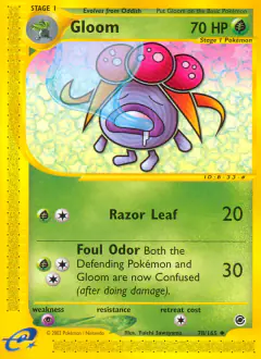 Gloom Uncommon card from Expedition Base Set