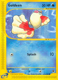 Goldeen Common card from Expedition Base Set